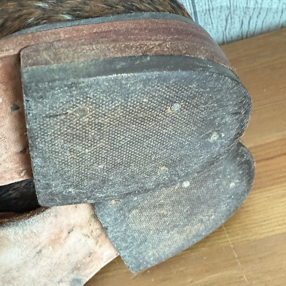D’MENDEZ Cow Hide Made in Mexico Children’s Western Boots Size MX 17 US 10